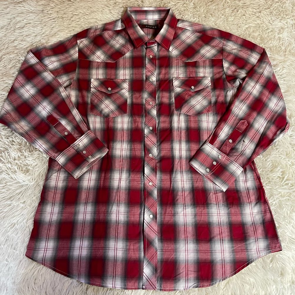 Roper BWNT Button Up Long Sleeve - 2XL